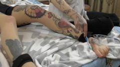 18 Years Old Tattooed ANN Gets Tickled For The First Time