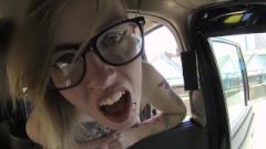 Fake Taxi – Blonde With Glasses And Massive Tattoos