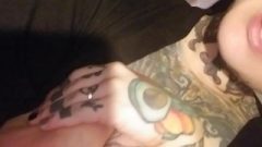 Olivia Ink- Tattooed Milf Tease Split Tongue Tricks