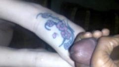 NAUGHTY SLUTS LET YOU CUM ON THE TATTOOS ON THEIR FEET