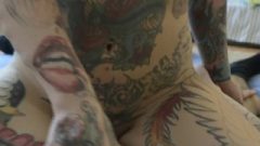Tattooed Milf Blows And Destroys