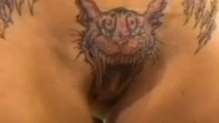 Marvelous Fanny Cat Tattoo