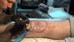 Getting A Thick Tattoo Thick Ariel Time Lapse