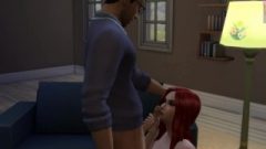 Tattoo Redhead Takes Slapping And Painful Anal