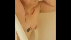Pale Tatted And Pierced Juicy Chunky Gets Shower