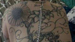Tatted Redhead On Collar & Leash Sucks My Tool Then Takes Raw Banging