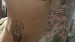 Tattooed White Bisexual Boy Banging Nubile Ebony Teen.