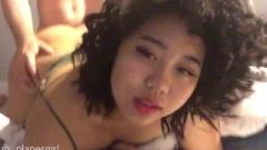 Curly-haired Kissable Japanese Nubile Enjoys Recording Herself Getting Destroyed Rough