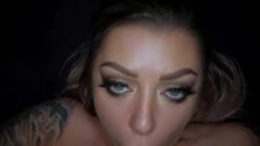 Tatted Bubble Ass-Hole Golden-haired Takes Her Breasts And Twat Smashed