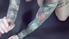German Tattoo Young Snowwhite Receives A Enormous Tool