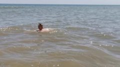 Amateur Pee On The Beach ! Nude Whore Enjoying Freedom. Wetkelly